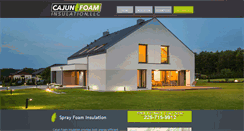 Desktop Screenshot of cajunfoaminsulation.com